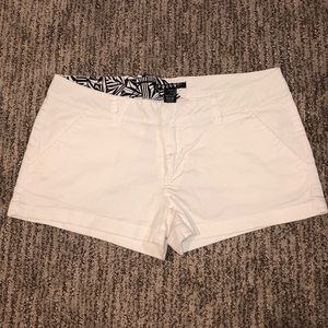 White Volcom shorts